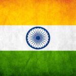 Small flag of India